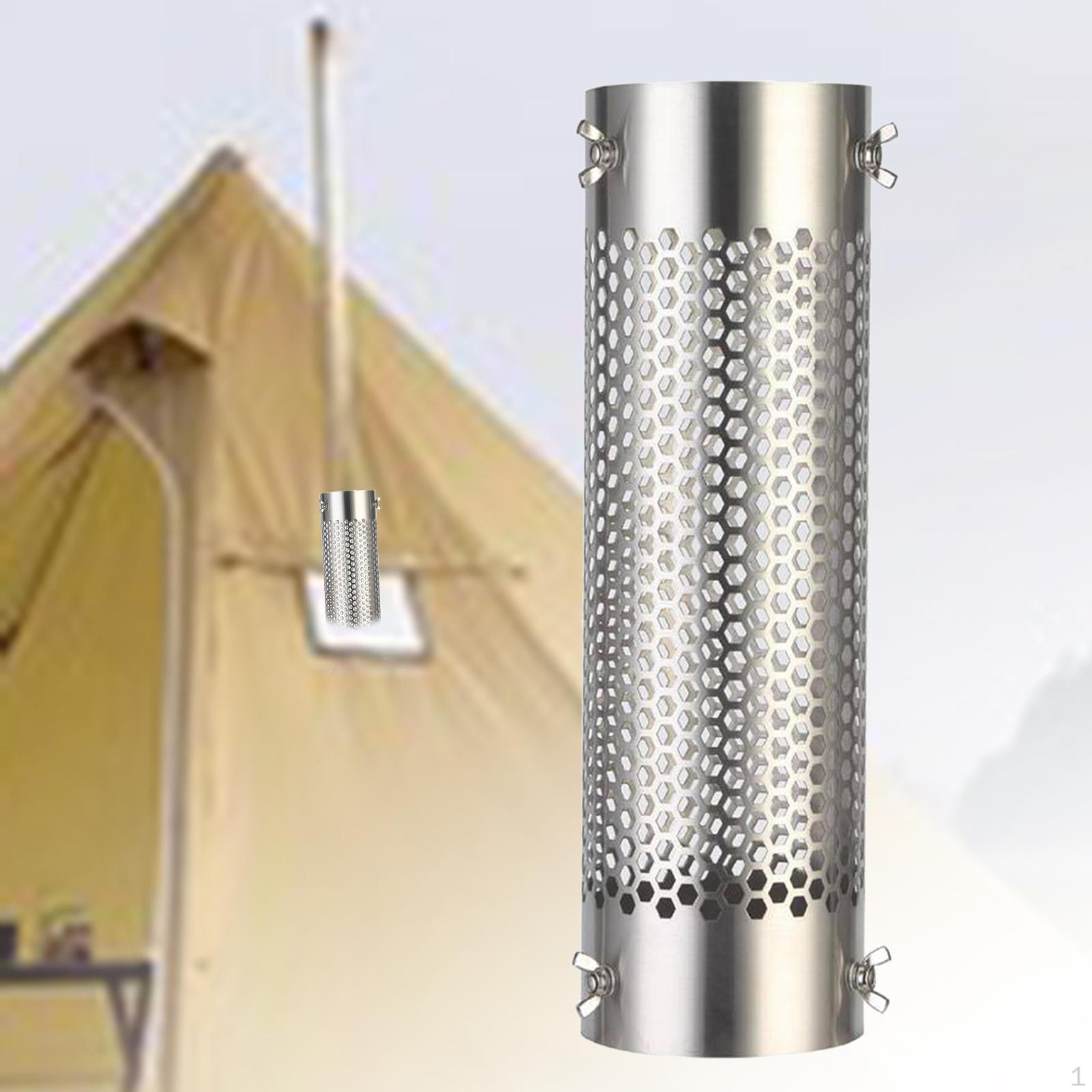 Сетка-защита от ожогов на дымоход Быстрое рассеивание тепла Обертка для трубы от ожогов